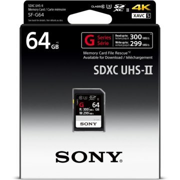 SONY 64GB SF-G SERI UHS II SF-G64/T1 HAFIZA KARTI