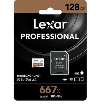 LEXAR 128GB MICROSDXC UHS-I 667X  U3 V30 HAFIZA KARTI