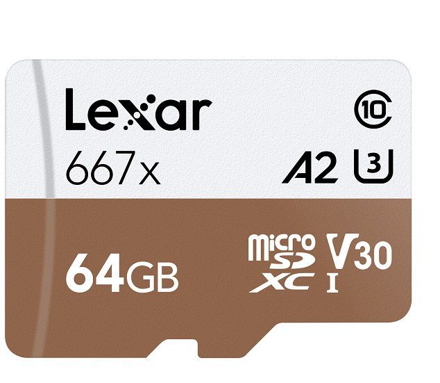 LEXAR 64GB MICRO SDXC 100MB/ 667X UHS I U3 V30 HAFIZA KARTI