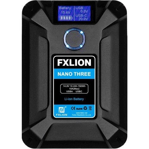 FXLİON Nano THREE (150Wh 14.8V Ultra-Compact V-Mount Pil