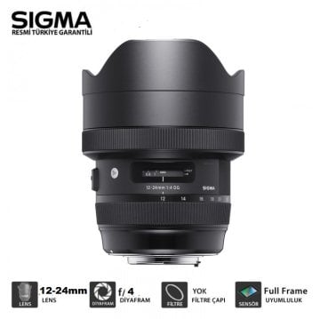 SIGMA 12-24 F:4  ART SERI DG LENS NIKON MOUNT