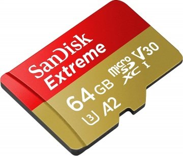 SANDISK 64GB 160MB EXTREME MICROSDXC UHS-I HAFIZA KARTI+ADAPTER  C10, U3, V30, 4K,