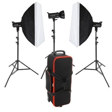 GODOX SK 600 3LÜ PARAFLAŞ SET