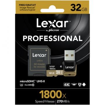 LEXAR 32GB MICROSD 1800X HAFIZA KARTI