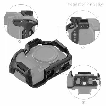 SmallRig 4003 Canon EOS R7 için Kara Mamba Kafesi