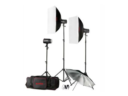 GODOX H160-B 3 LÜ PARAFLAŞ KİT 160WATT