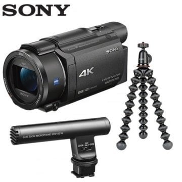 SONY FDR-AX53 VLOGGING KIT DİJİTAL VİDEO KAMERA