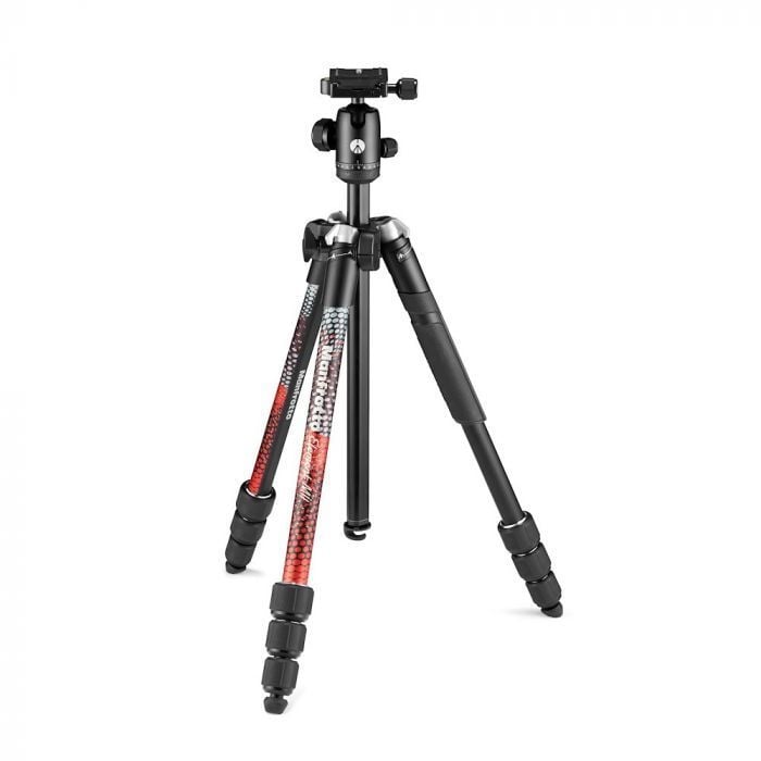 MANFROTTO ELEMENT MII ALIMINIUM +MOBIL KUMANDALI TRIPOD(MKELMII4RMB-BH)KIRMIZI