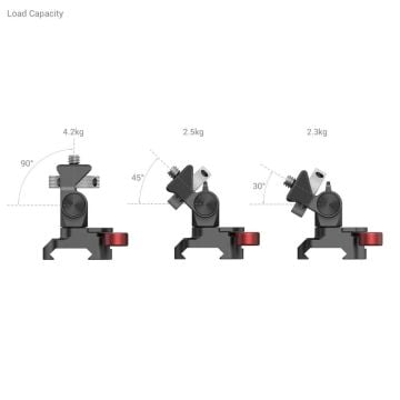 SmallRig 2906B Döndürme ve Eğim Ayarlı Monitör  NATO Kelepçesi