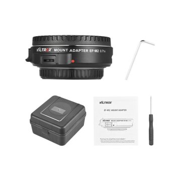 VILTROX EF-M2 II  AF CANON EF TO MICRO 4/3  MOUNT ADAPTOR BOOSTERLİ