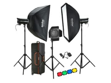 GODOX  DP600 III 3'LÜ PARAFLAŞ KİT (600 Watt)