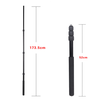 Andoer D3515 50-126cm Hafif Uzatılabilir Monopod