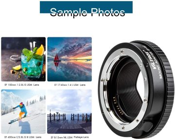 VILTROX EF-EOS M2 LENS ADAPTER  0.71x SPEEDBOSTER  CANON EF LENSLER İÇİN EOS EF-M AYNASIZ KAMERALAR İÇİN