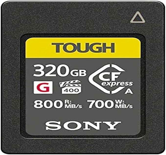 SONY CFEXPRESS TYPE A 320GB MEMORY CARD