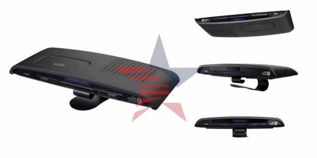 Cyclone Türkçe Konuşan,4 Tel. Uyumlu Güneşlik Uyumlu Bluetooth Kit 131404