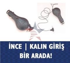 RedPower Nokia İnce-Kalın Uç Girişli Oto Şarjı 13b018