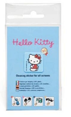 Hello Kitty Ekran Temizleme Etiketi (Mavi)