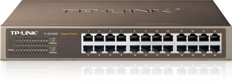 Tp-Link TL-SG1024D 24port 10/100/1000 Switch Rack