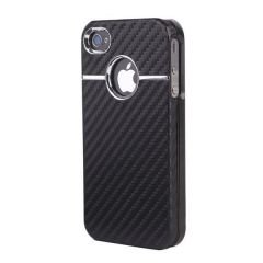 Ttec Plus Iphone 4 Siyah Kaplamalı Arka Panel T-Case Ek.Kor.Hediyeli