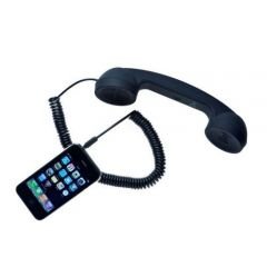 Native Union Retro Bilgisayar ve Mobil Telefon Ahizesi Siyah