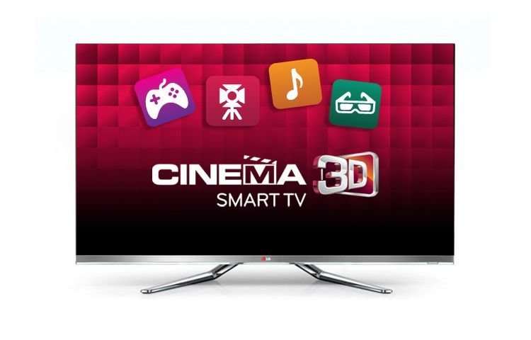 Lg 55LM760S 55'' Cinema 3D Smart TV 800Hz Wi-Fi Full Hd Led Tv ( 6 Adet Gözlük )