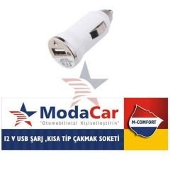 ModaCar USB Şarj Soketi Kısa Çakmak Yuvası İçin 13b014
