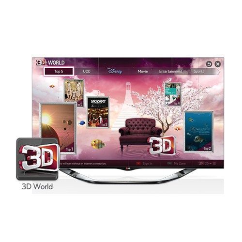 Lg 32LA620S 32'' 200Hz WiFi-WiDi UsbMovie Uydu Alıcılı 3D Smart Led TV (4 Adet 3D Gözlük)