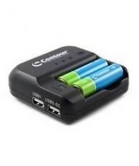 Contour PowertoGo Çift USB Çıkışlı 2li Pil Şarjı