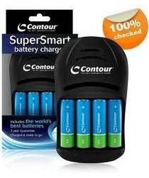 Contour Supersmart Akıllı 4lü Pil Şarj Cihazı