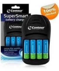 Contour Supersmart Akıllı 4lü Pil Şarj Cihazı