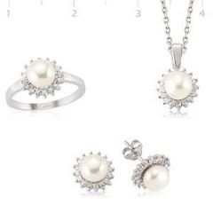 GUMUSH 925 Gümüş Zirkon Taşlı Set | SET101105