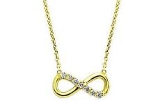 Pırlanta Sonsuzluk Kolye 18 Ayar PK000001 Melis Gold