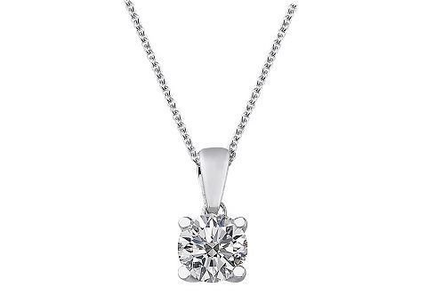 Pırlanta Tek Taş Kolye 18 Ayar PK000003 Melis Gold