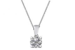Pırlanta Tek Taş Kolye 18 Ayar PK000003 Melis Gold