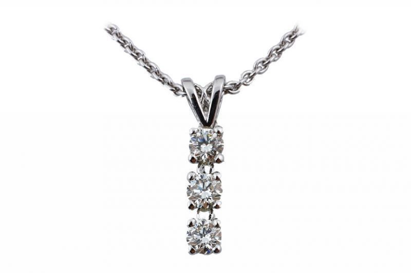 Pırlanta Tria Kolye 18 Ayar P000462 Melis Gold