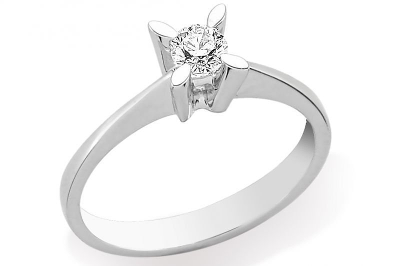 0.13 ct Pırlanta Yüzük H Color Melis Gold PY0000012