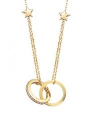 Altın Halka Yıldız Kolye Kly00428 Melis Gold