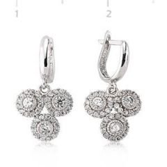 GUMUSH 925 Gümüş Zirkon Taşlı Küpe | SET101104E