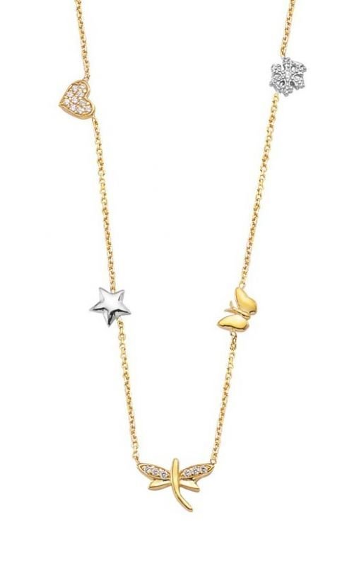 Altın Taşlı Şans Kolye Kly00431 Melis Gold