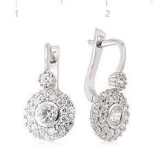 GUMUSH 925 Gümüş Zirkon Taşlı Küpe | SET101109E