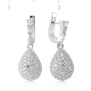 GUMUSH 925 Gümüş Zirkon Taşlı Küpe | SET101113E