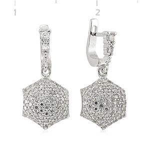 GUMUSH 925 Gümüş Zirkon Taşlı Küpe | SET101115E