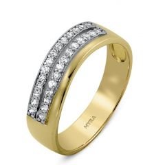 Myra Gold 14 Ayar Zirkon Taşlı Altın Yüzük