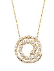 Altın Taşlı Lava Kolye Kly00441 Melis Gold