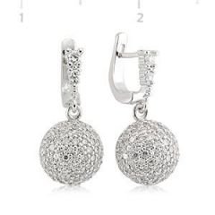 GUMUSH 925 Gümüş Zirkon Taşlı Küpe | SET101117E
