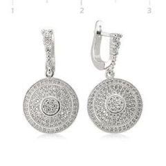 GUMUSH 925 Gümüş Zirkon Taşlı Küpe | SET101123E