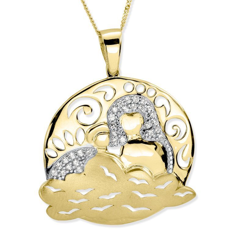 Myra Gold 14 K Altın Anne Çocuk Kolye