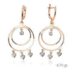 Myra Gold Anello Küpe