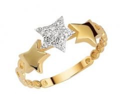 Altın Yıldız Yüzük AY0000131 Melis Gold