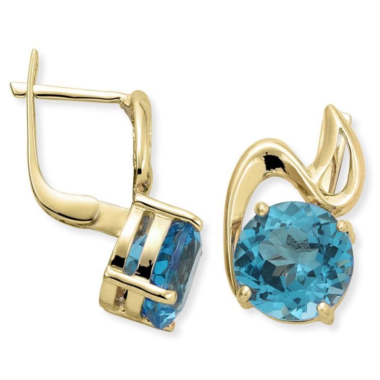 Myra Gold 14 Ayar Aqua Fantazi Küpe